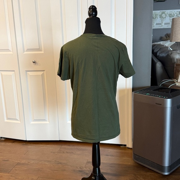 Port and Company Olive Green Graphic Tee - Picture 5 of 7